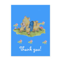 merci bébé Carte postale