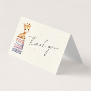 Merci bébé de la Giraffe mignonne