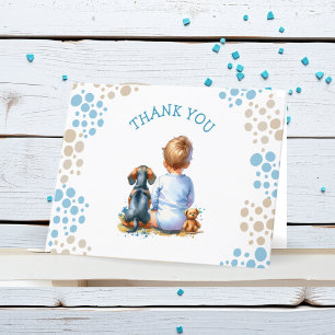 Merci bébé et Baby shower de chiot