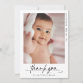 Merci bébé moderne Photo simple (Devant)