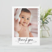 Merci bébé moderne Photo simple (Debout devant)