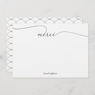 Merci Bedankt voor je briefkaarten