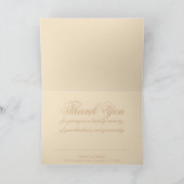 Merci Belle Élégante Carte en Dentelle (Intérieur)