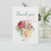 Merci Belle Rose Bouquet Jardin Fleurs (Debout devant)