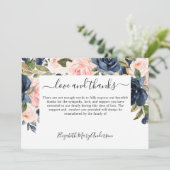 Merci Bereavale Marine Mémorial rose floral (Debout devant)