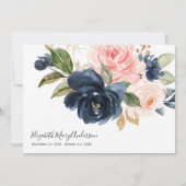 Merci Bereavale Marine Mémorial rose floral (Dos)