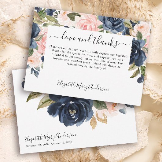 Merci Bereavale Marine Mémorial rose floral