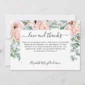 Merci Bereavement Blush Pink Floral Memorial (Devant)