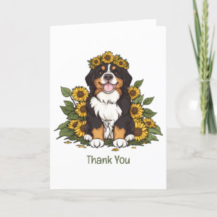 Merci Bernese Mountain Dog Tournesol Couronne