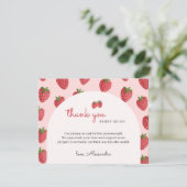 Merci Berry Beaucoup Baby shower Merci Cartes (Debout devant)