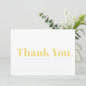 Merci, blanc clair carte de note moderne (Debout devant)
