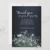 Merci blanc de perte de fleurs sauvages (Devant)