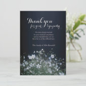 Merci blanc de perte de fleurs sauvages (Debout devant)