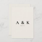 Merci blanc Mariage beige (Devant / Derrière)