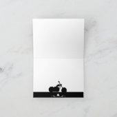 Merci blanc noir de silhouette de motard de moto (Intérieur)