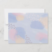 Merci Bleu Art Abstrait (Dos)