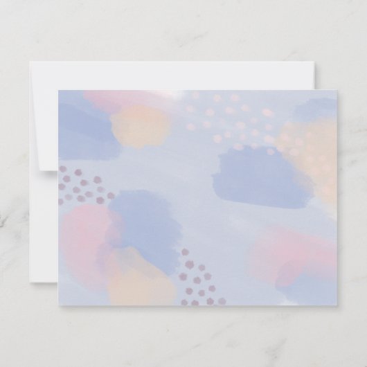 Merci Bleu Art Abstrait (Dos)