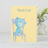 Merci bleu d'ours de calicot (Debout devant)