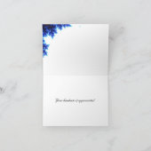 Merci bleu électrique chic (Intérieur)