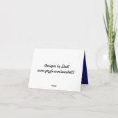 Merci bleu et noir Abstrait (Dos)