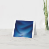 Merci bleu Mariage bleu de la marine d'Hydrangea (Dos)