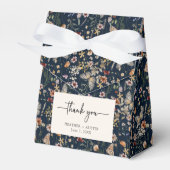 Merci bleu marine Boho Ballotins (Verso)