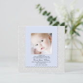 Merci bleu merveilleux de photo de damassé/carte (Debout devant)