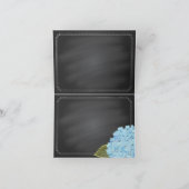Merci bleu moderne de tableau d'hortensia (Intérieur)