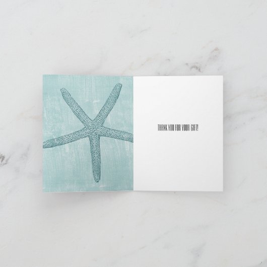 Merci bleu Starfish (Intérieur)