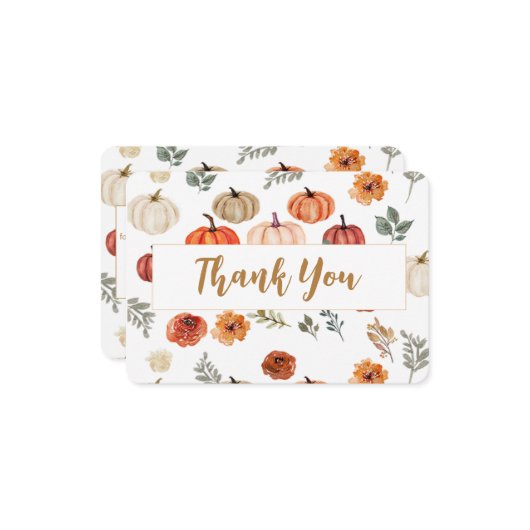 Merci Boho automne citrouille (Devant/Arrière en situation)