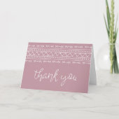 Merci Boho moderne Mauve (Devant)