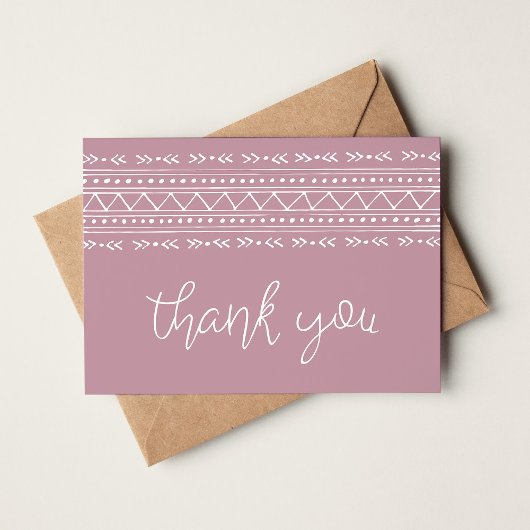 Merci Boho moderne Mauve