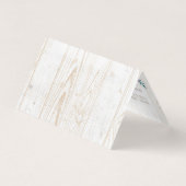 Merci Bois rustique & Aquarelle Floral Antlers (Back)