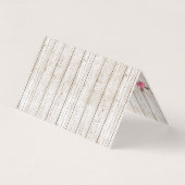 Merci Bois Rustique Floral Chic Usé Vintage (Back)