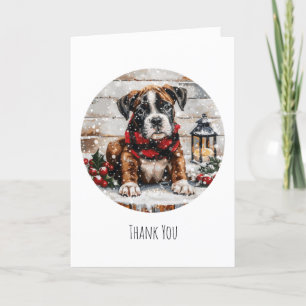 Merci boîte de Noël Puppy