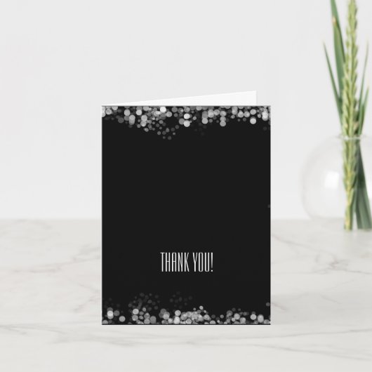 Merci Bokeh noir et blanc (Devant)