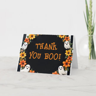 Merci Boo - Carte de remerciements Halloween perso