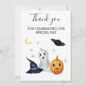 Merci Boo Ghost Baby shower Halloween (Devant)