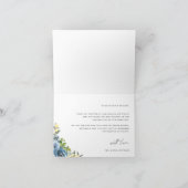 Merci botanique bleu foncé jaune (Intérieur)