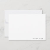 Merci Botanique Moderne Simple (Dos)