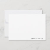 Merci Botanique Personnalisé Simple (Dos)