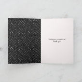 Merci Bow sur carte Pois (Intérieur)