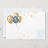 Merci Boy Golf Thème Photo Premier Anniversaire (Dos)