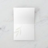 Merci | Branche de olivier Vert Sauge Aquarelle (Intérieur)