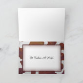 Merci Brown et blanc de taches de vache (Intérieur)