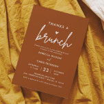 Merci Brunch Post Mariage Brunch Invitation<br><div class="desc">Merci Brunch Post Mariage Brunch Invitation</div>