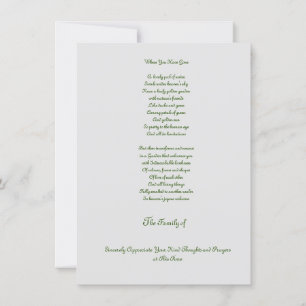 Merci budgétaire pour condoléances sympathiques