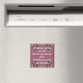 Merci cadeau - Aimant - Vintage Dusty Rose (In Situ (Lave-vaisselle))
