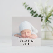 Merci cadeau bébé Baby shower nouveau-né (Debout devant)