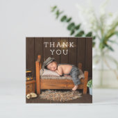 Merci cadeau bébé Baby shower nouveau-né (Debout devant)